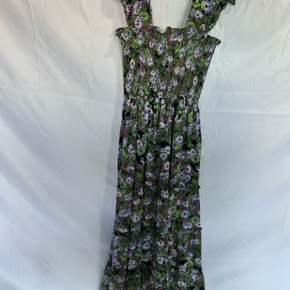 Floral Smocked Maxi Dress